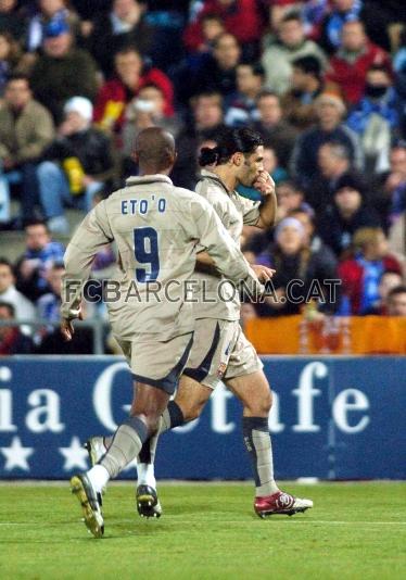 Gol en Getafe (2004/05).