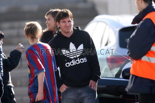 Messi, que no jugar el derbi, no s'ha entrenat aquest divendres. (Foto: Miguel Ruiz - FCB)