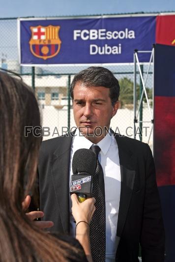 Joan Laporta, entrevistado por Bara TV. Foto: Miguel Ruiz (FCB)