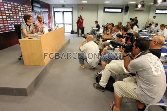 19/07/2010 -  First press conference of the 2010/11 season.