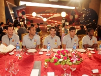Players attend charity gala in Hong Kong
