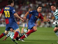 Puyol, Xavi i Messi, a lonze ideal de fifa.com