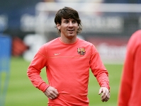 Messi fit for training