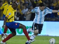 Messi gana con Argentina (1-0)