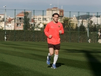 Milito back on the pitch