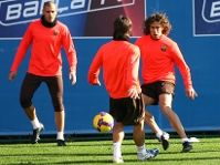 Puyol back with the squad