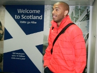 El equipo llega a Escocia