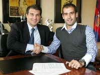 Guardiola i Vilanova signen el contracte