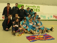 Foto: Equip jnior del Bara Sorli Discau campi d'Espanya la temporada 2007/08