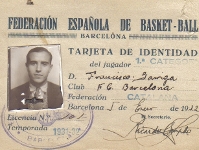 Mor Francesc Garriga, jugador dels anys 30