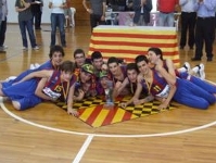 Els infantils de segon any s'han proclamat campions de Catalunya (Foto: www.basquetcatala.cat)
