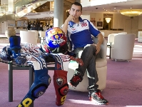 Lorenzo donates special clothing to the Museum