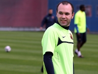 Iniesta out for a month