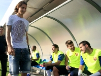Ibrahimovic visita la Ciudad Deportiva
