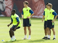 Reserve players the protagonists at training