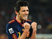 Villa, celebrant un dels seus cinc gols al Mundial. Fotos: fifa.com