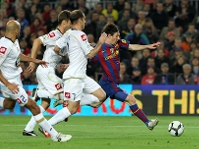 Messi va completar un gran partit, per no va marcar. Fotos: Miguel Ruiz/lex Caparrs-FCB