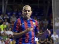 Ari Santos, en un partido en el Palau. Foto: Àlex Caparrós-FCB