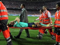 Messi suffers ligament damage