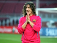 Champions League session with Xavi and Puyol