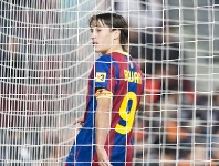 Bojan, durante el Barça-Ceuta de Copa. Fotos: Archivo FCB
