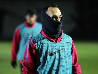 Chilly evening training