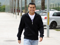Pedro s un dels quatre futbolistes que s'han adreat als penyistes. Foto: Arxiu FCB