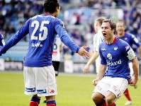 Jugadors del Valerenga celebrant un gol. Fotos: Valerenga Fotball.