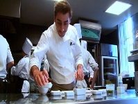 Jordi Roca, en la cocina del 