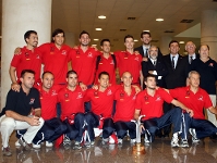 La selecció espanyola ha aterrat a Barcelona (Foto: www.fep.es)
