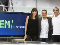Sandra Sarmiento, Xavi Rocamora y Antoni Pinilla forman parte del equipo de El Marcador.