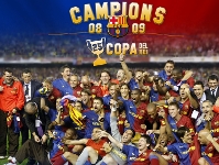 Image associated to news article on:  Download photos of the 2008-09 spanish cup champions  