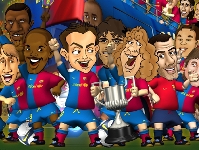 Image associated to news article on:  Barça Toons  