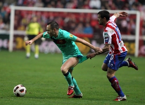 Iniesta siempre ha sido titular en Liga. Fotos: Miguel Ruiz-FCB