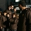 Guardiola saludando a los jóvenes jugadores de las FCB Escuelas del Oriente Medio.