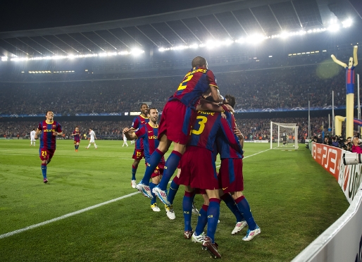 86.518 espectadors van assistir al Camp Nou aquest dimecres. Fotos: lex Caparrs/Miguel Ruiz-FCB
