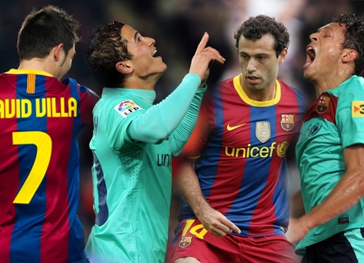 Villa, Adriano y Afellay, 3 de los 4 nuevos, han ganado la Copa