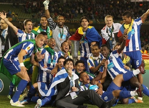 El Porto, recent campió de l'Europa League. Foto: UEFA.COM
