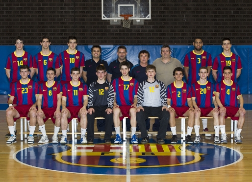 El equipo juvenil, otro equipo clasificado para la final del Campeonato de España. (Foto: Archivo FCB)