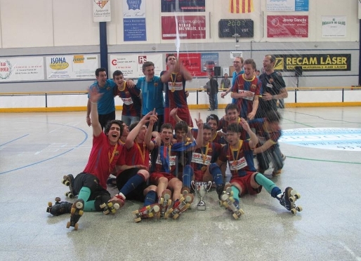 Els juvenils s'han proclamat campions de Catalunya (Foto: FCB)