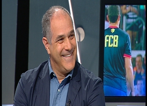 Andoni Zubizarreta durante la entrevista en el programa de TV3 
