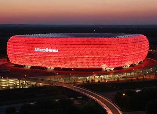 El estadio Allianz Arena, escenario de la final de la Audi Cup