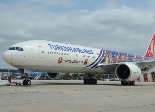 The champions airplane goes on tour