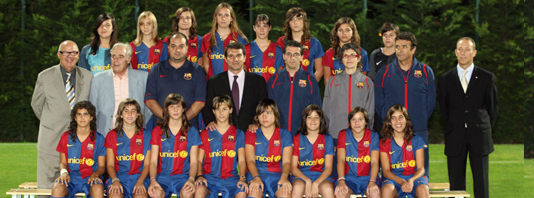 Imatge del reportatge titulat:FC Barcelona Femen F-7  