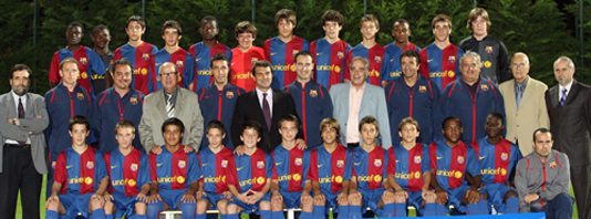 Imatge del reportatge titulat:FC Barcelona Infantil A  