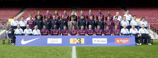 Squad FC Barcelona 2009/2010 