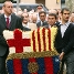 El Barça ha participat en l'acte commemoratiu de l'Onze de Setembre, Diada de Catalunya.