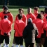 L'equip reunit al camp d'entrenament de la Ciutat Esportiva Joan Gamper.